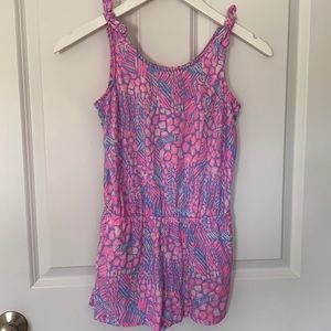 Lilly Pulitzer girls Cady romper. Size Large. 8-10